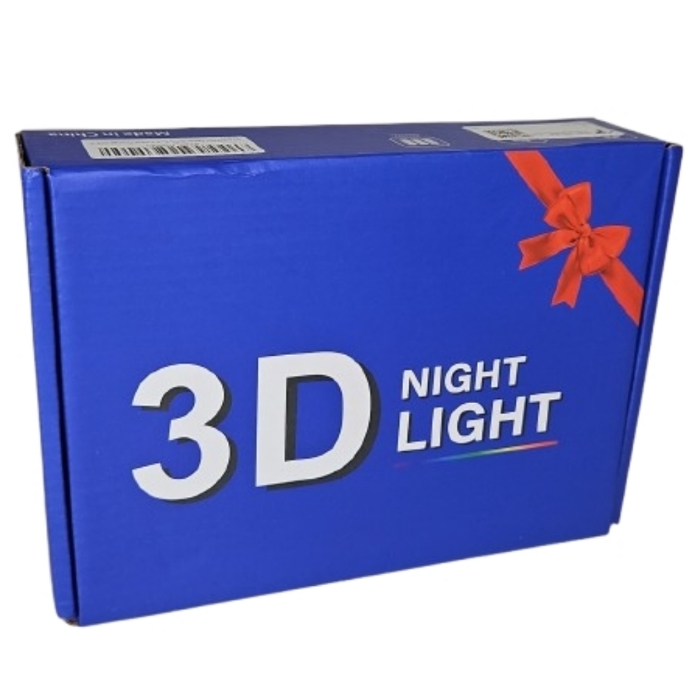 3D Night Light in Blue Box